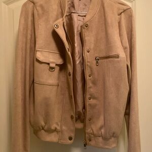 Faux Suede Jacket